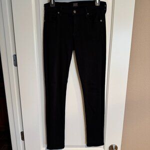 Citizens of Humanity Avedon Black Skinny Leg Jeans, Size 30